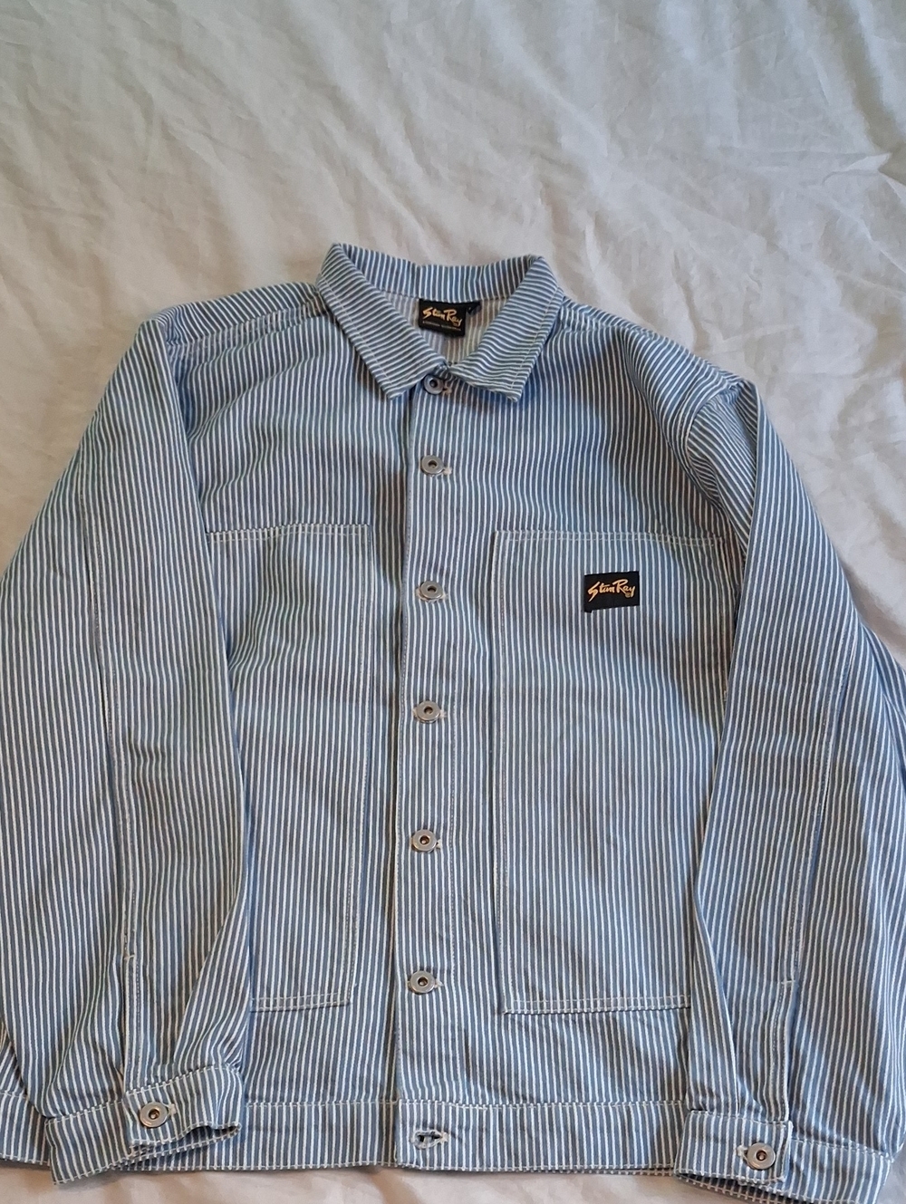 Stan Ray Railroad Hickory Stripe Chore Coat Jacket